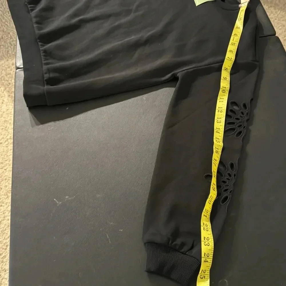 ONLY cotton black sweatshirt size Small and NWT - Picture 6 of 6